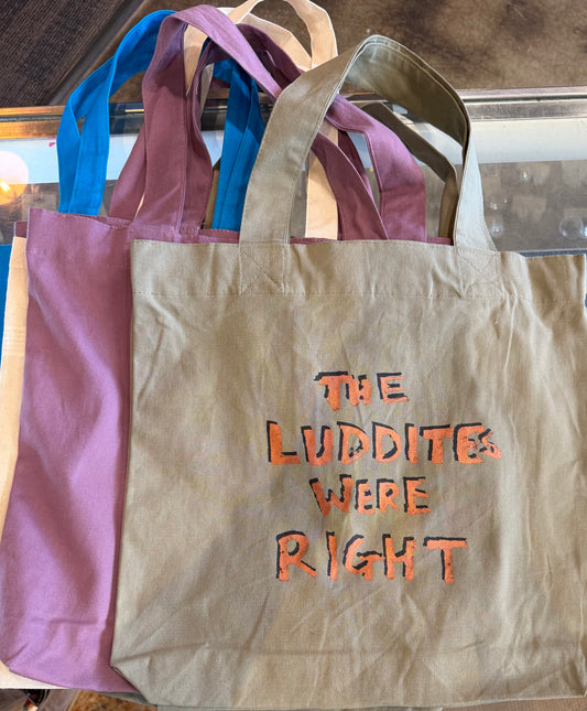 COS Reclaim- Luddites Tote Bag