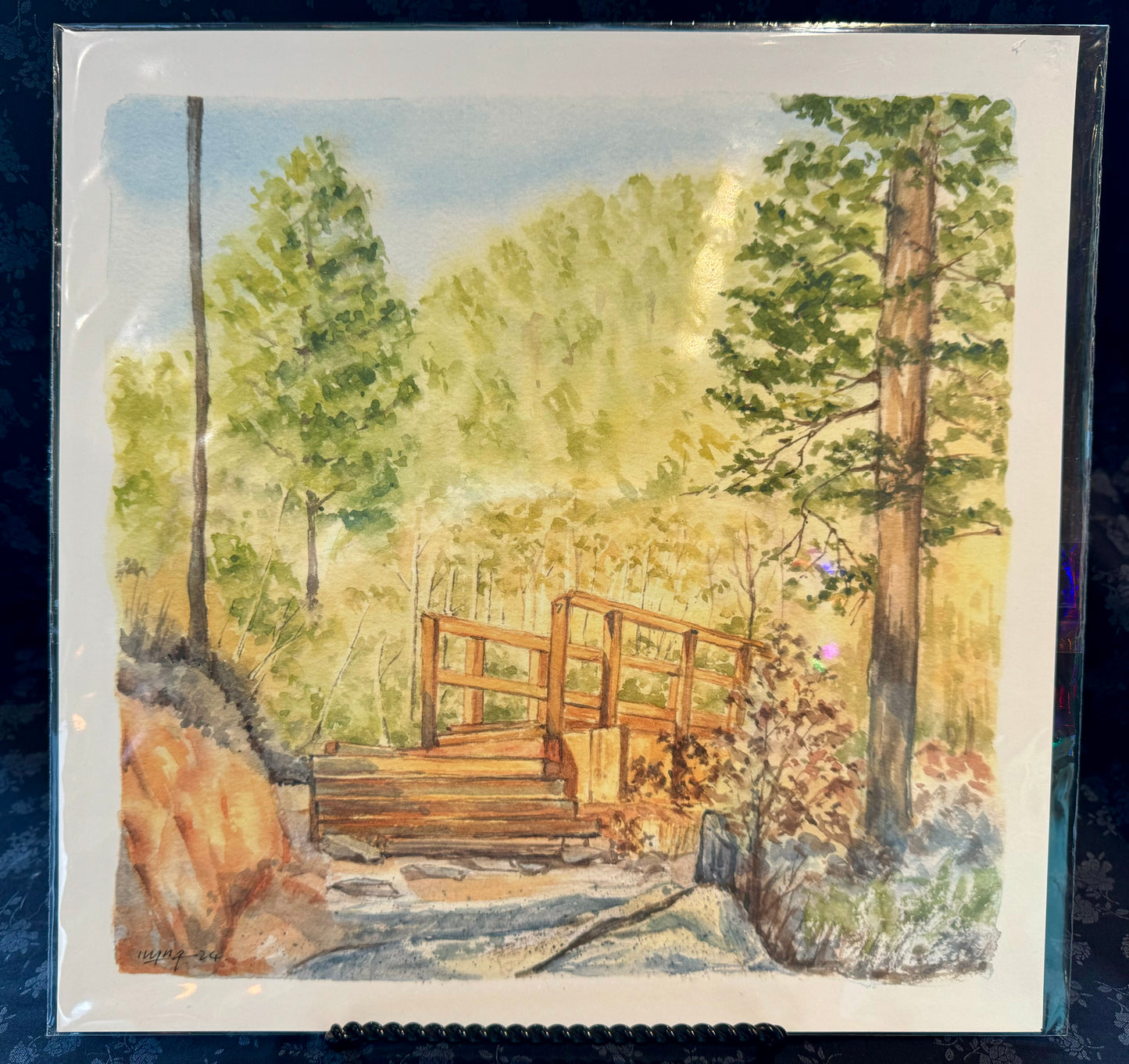 Ivywild Studio- 12"x12" Watercolor Print- Seven Bridges