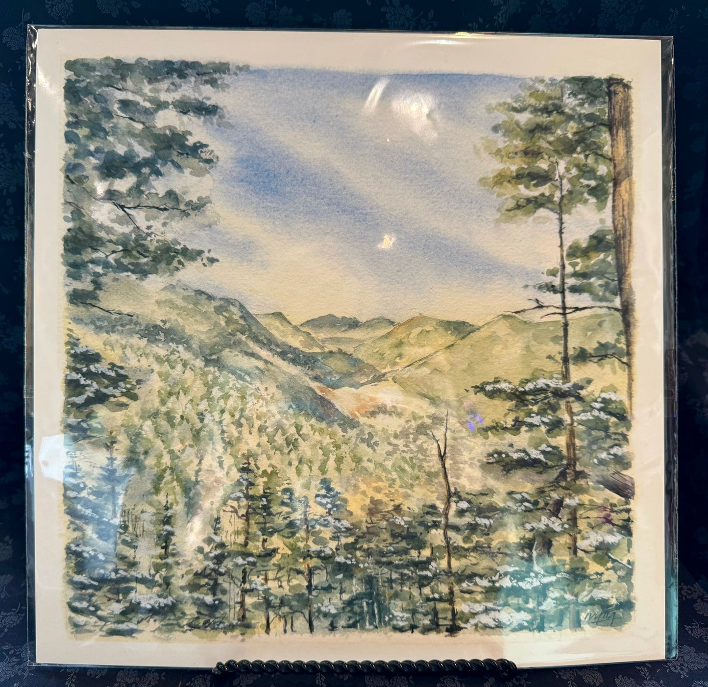 Ivywild Studio- 12"x12" Watercolor Print- North Cheyenne Canyon