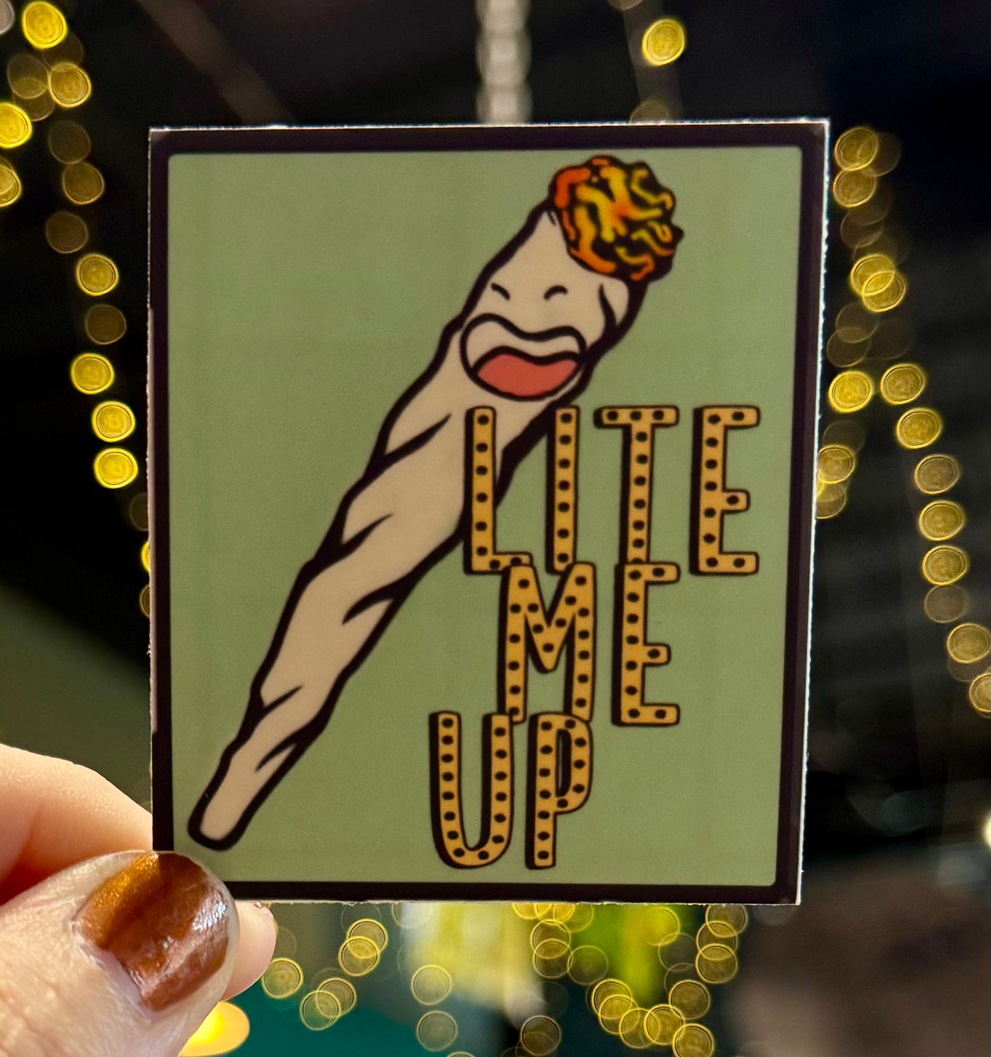 Lite Me Up Joint Sticker