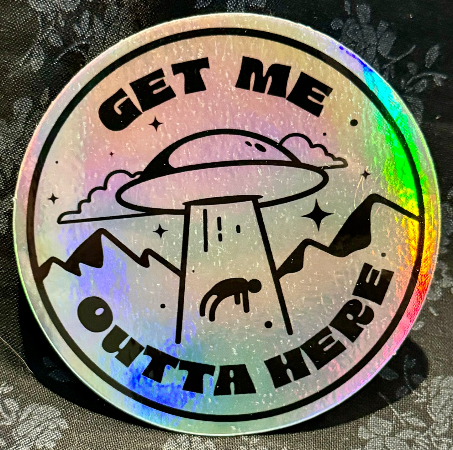 Punk & Funk- Sticker- Get Me Outta Here