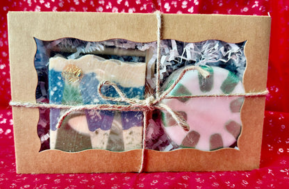 Pine & Paige Soap: Holiday Duos- Frosted Fir and Frosty Peppermint