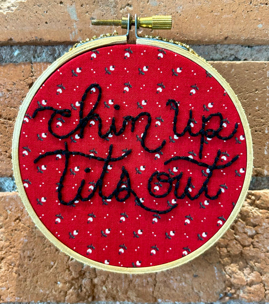 Chin Up Hoop 4"