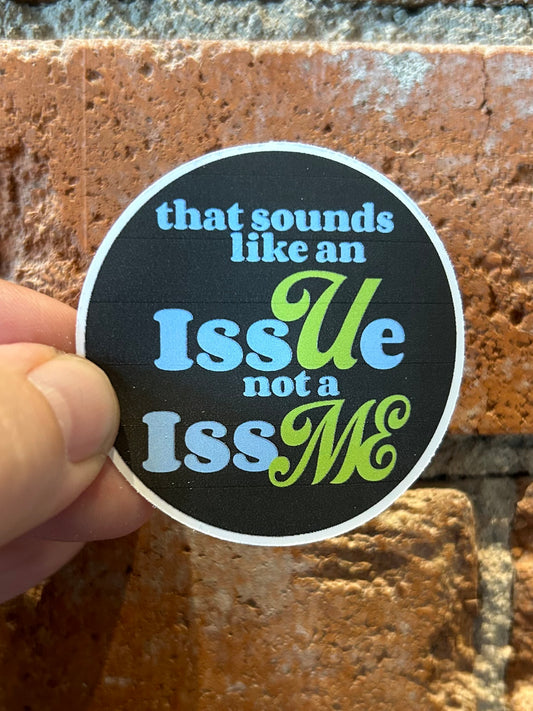 Issue Sticker