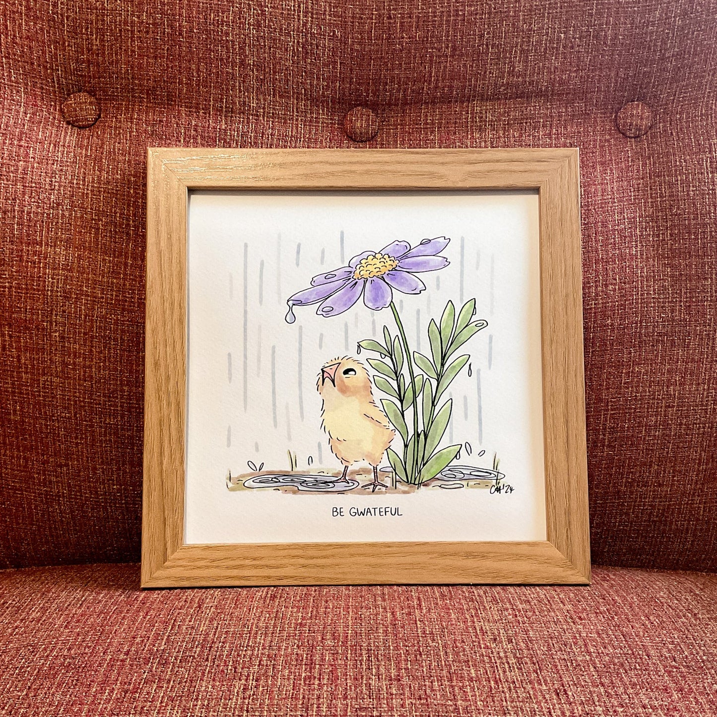 Doodled By Carrie- Art Prints-Little Chickie