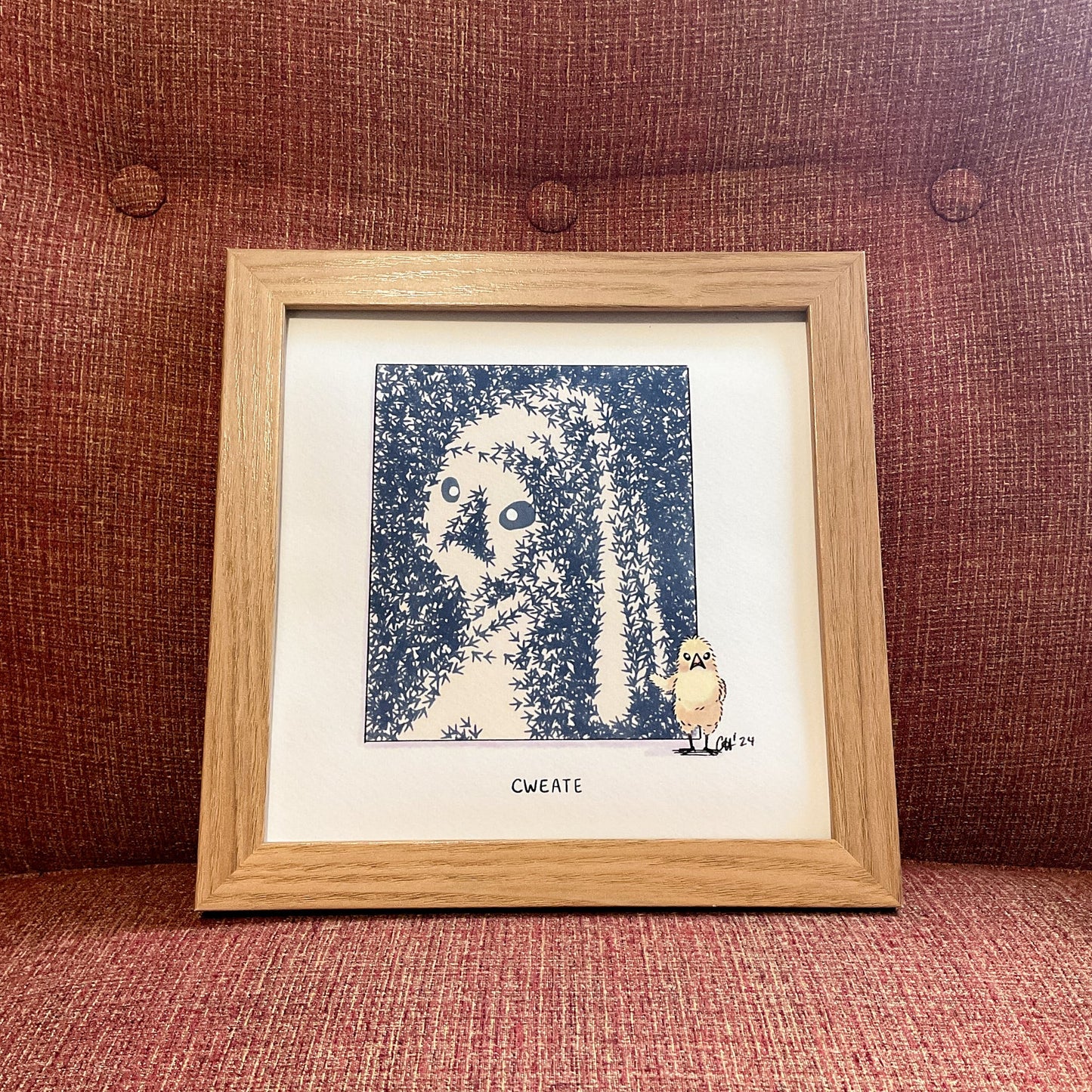 Doodled By Carrie- Art Prints-Little Chickie