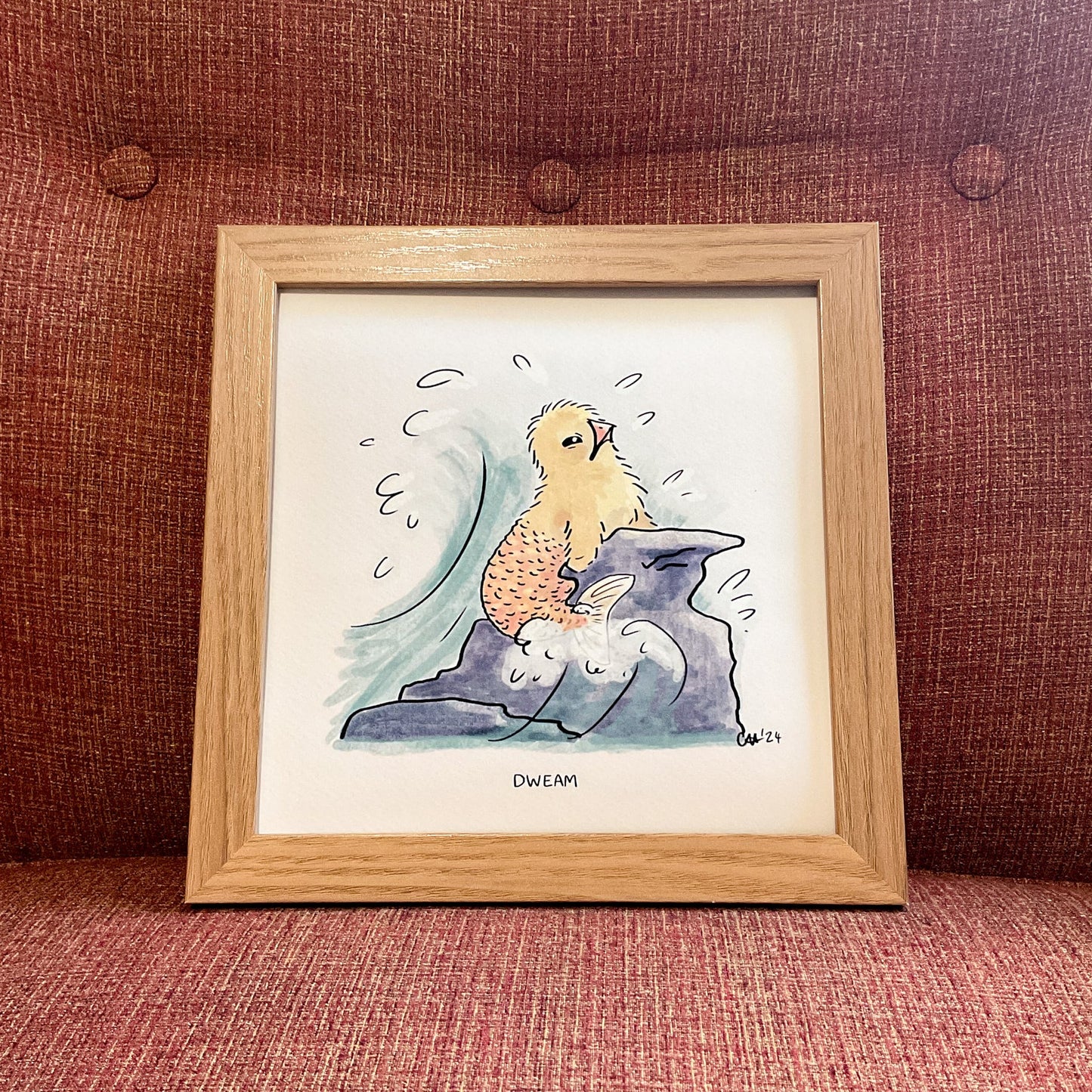 Doodled By Carrie- Art Prints-Little Chickie