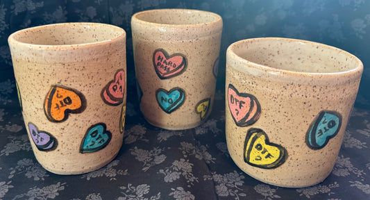 Nitra Olsen Ceramics-  Valentines Drinkware