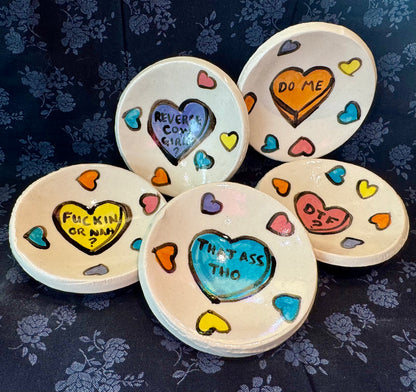 Nitra Olsen Ceramics-  Valentines Dishes