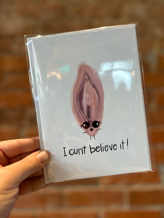Christine Borst- Clit- I Cunt Believe it! Card
