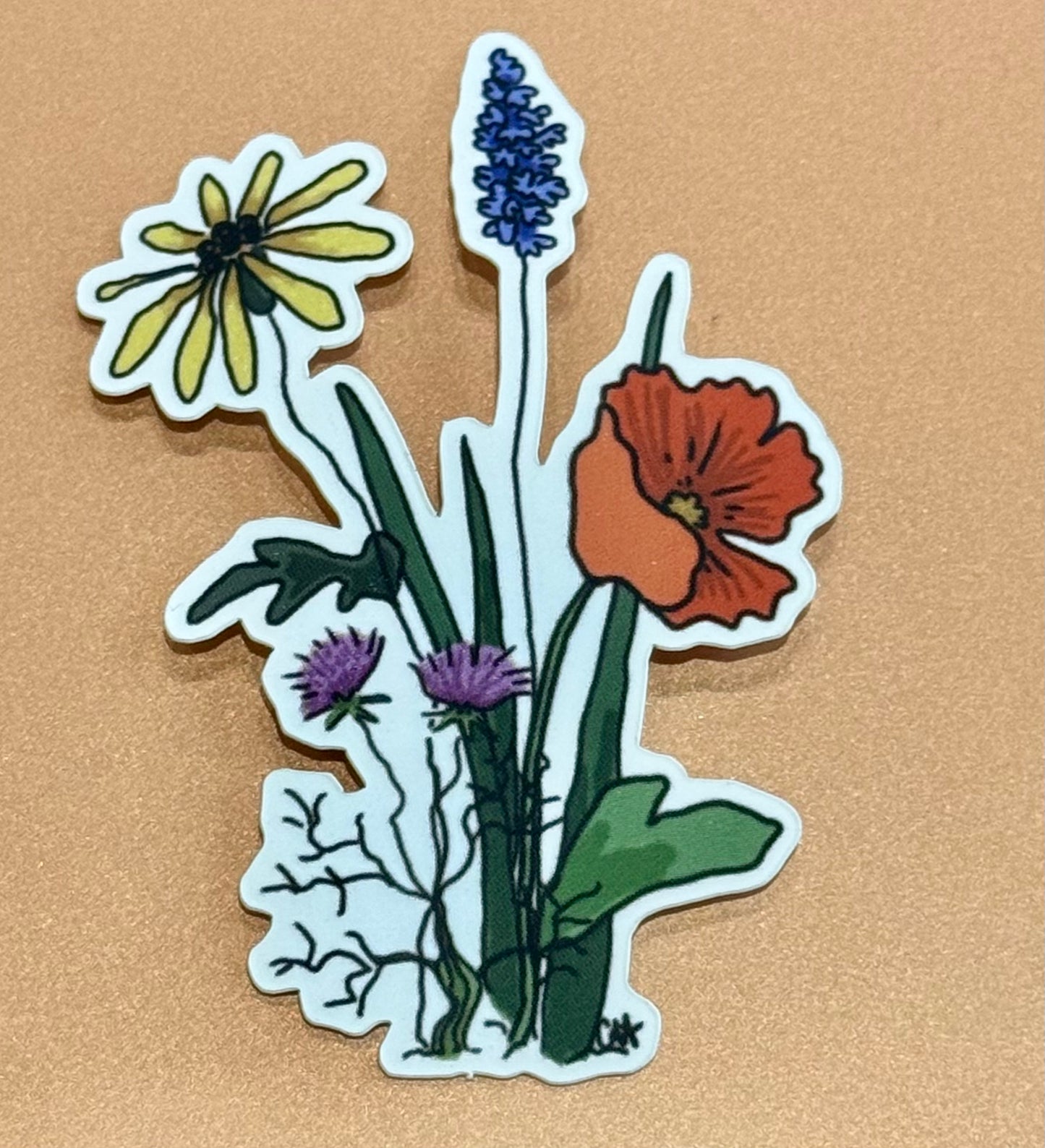 Doodled By Carrie- Stickers- Medium
