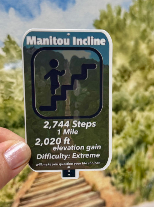 Manitou Incline Sticker
