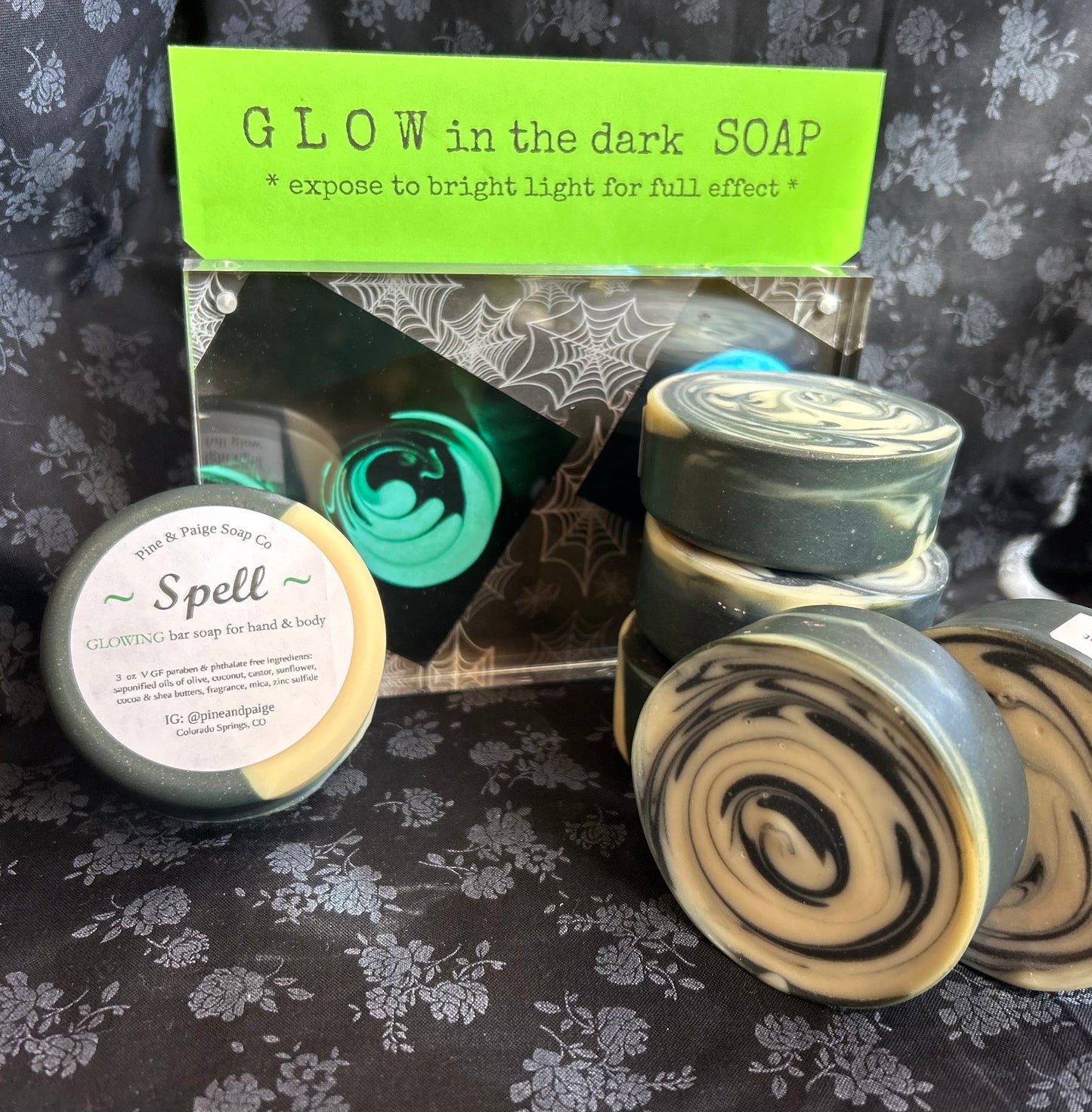 Pine & Paige Soaps: Spell- Glow in the Dark