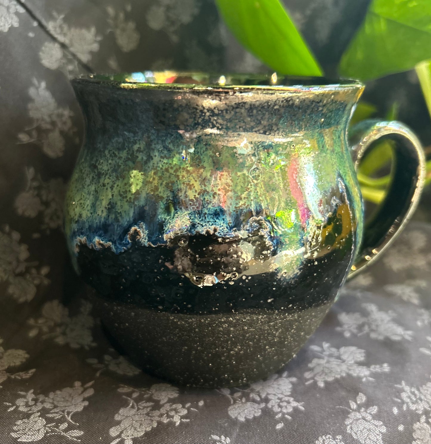 Nitra Olsen Ceramics- Blue Drip Mug