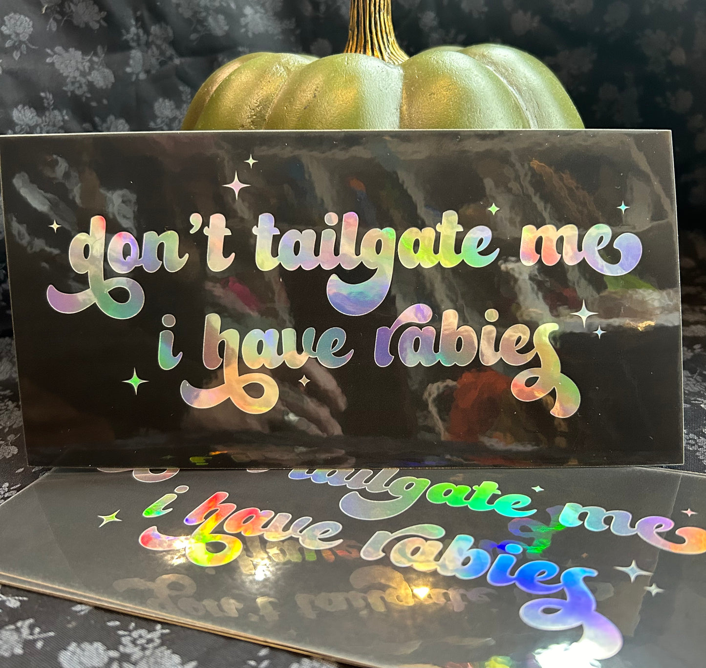 Punk & Funk Don't Tailgate Me Bumper Sticker