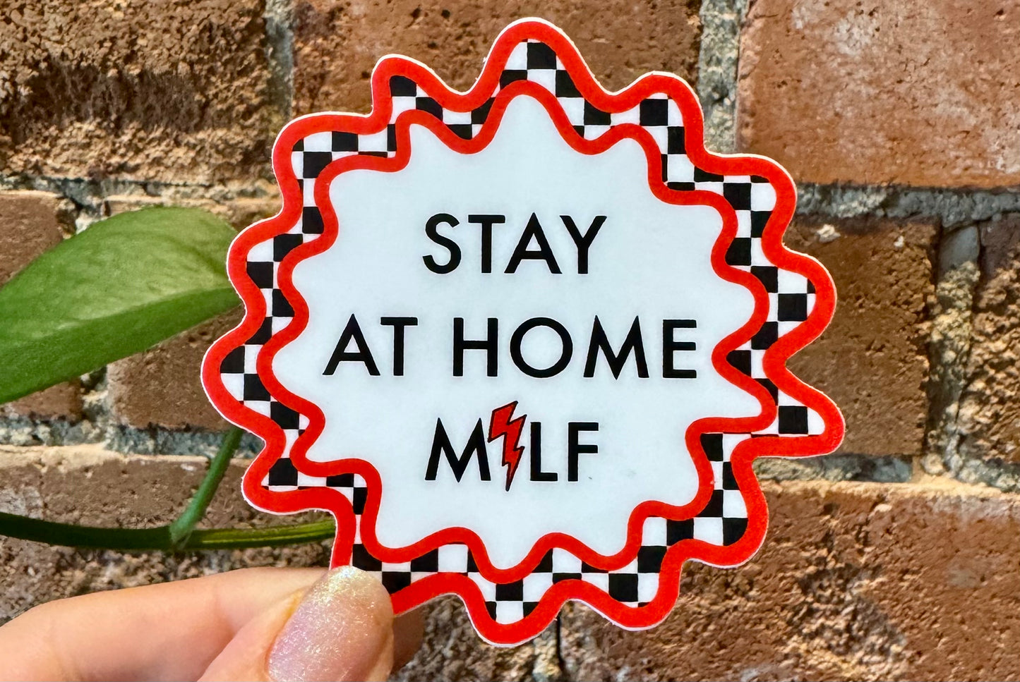 Huckleberry Beads- Stay at Home Milf Sticker