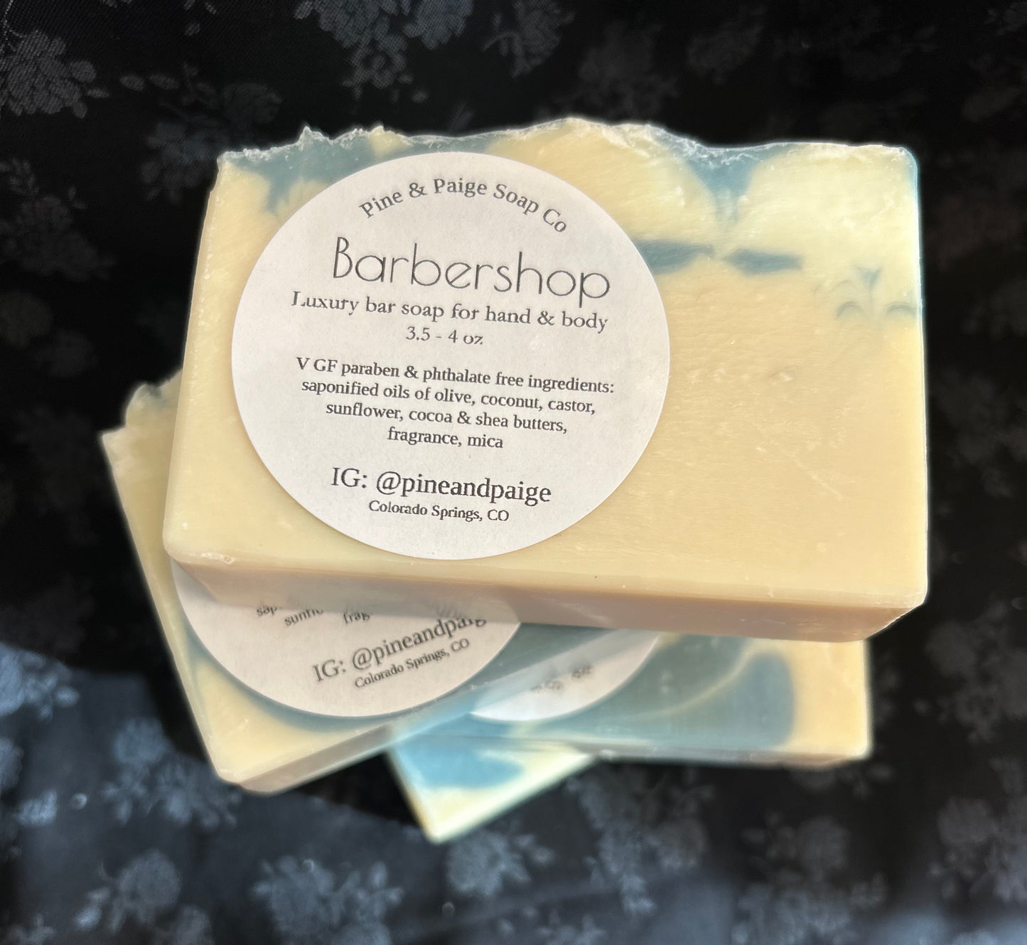 Pine & Paige Soap: Barbershop Soap