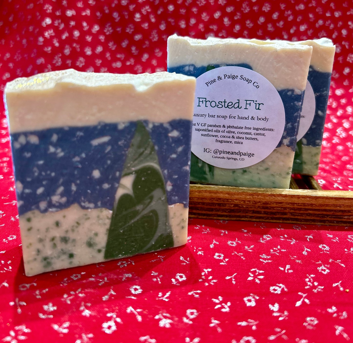 Pine & Paige Soap: Frosted Fir Soap