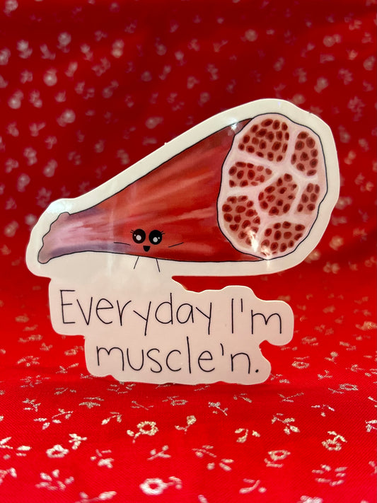 Christine Borst- Muscle'n Sticker