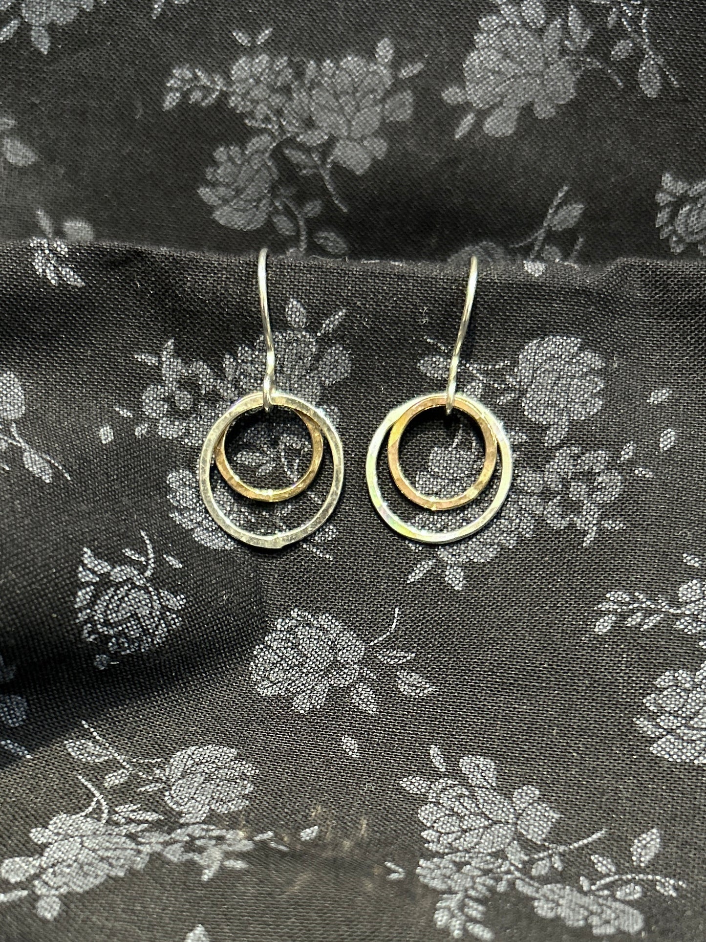 Tactile Studios- Sterling and Gold Hoops