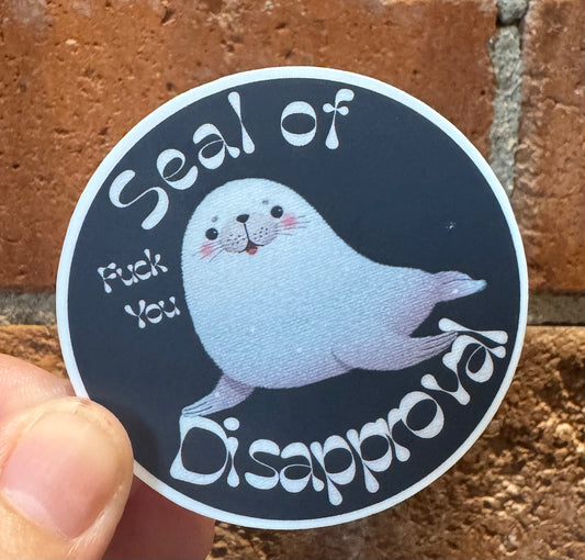 Seal of Disapproval Sticker