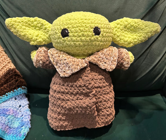 Knots & Crafts by Mikayla Crochet Baby Yoda