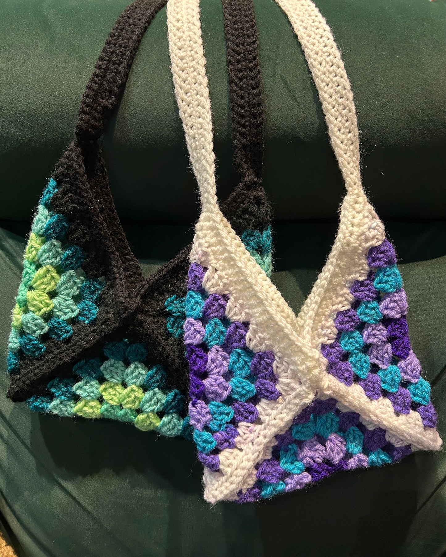 Knots & Crafts by Mikayla Granny Square Bags