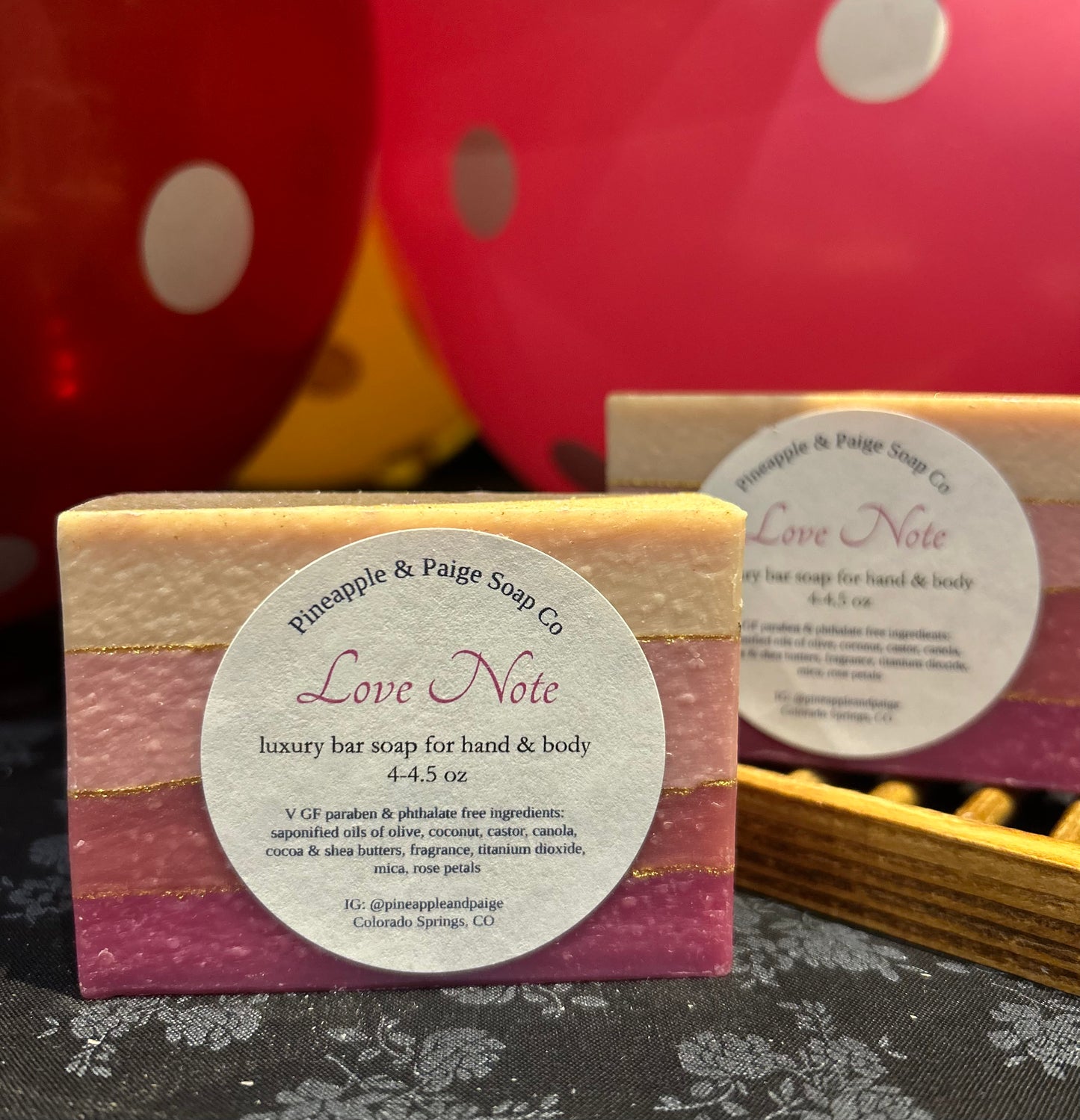 Pine & Paige Soap: Valentine Soaps