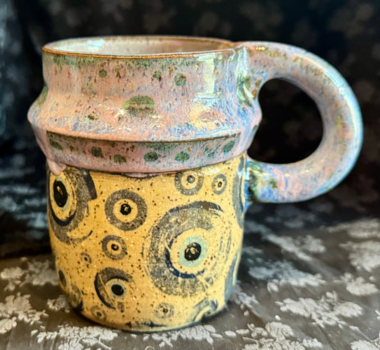 Spunky Sloth Ceramics- Evil Eye Mug
