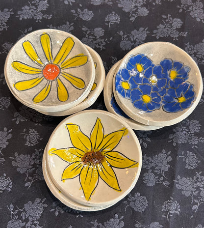 Nitra Olsen Ceramics- Colorado Native Flower Dishes- Small