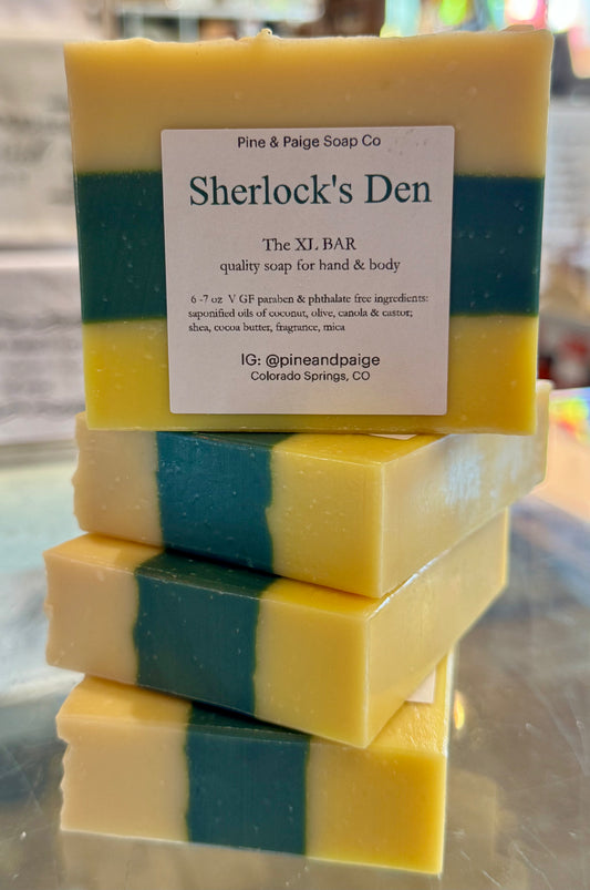 Pine & Paige Soaps: Sherlocks Den