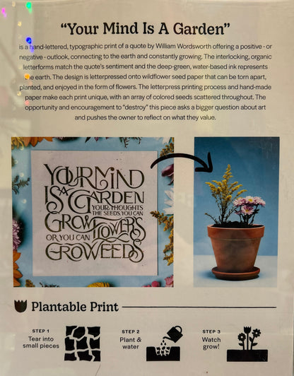 Jesse Taylor Creative- Plantable Print