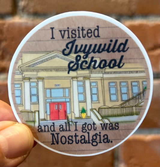 Round Ivywild School Nostalgia Sticker