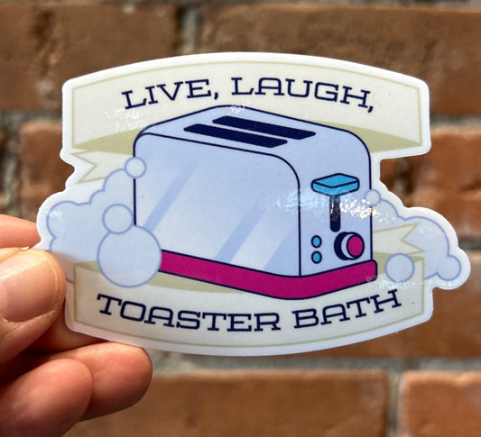 Punk & Funk- Sticker- Toaster Bath