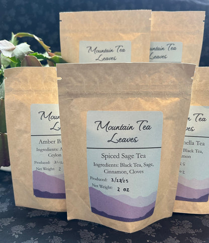 Mountain Tea Leaves- 2 oz Teas