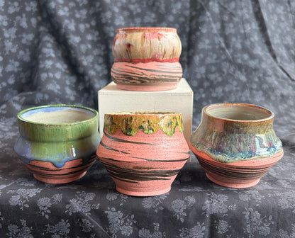 Spunky Sloth Ceramics- Porcelain Handleless Mug