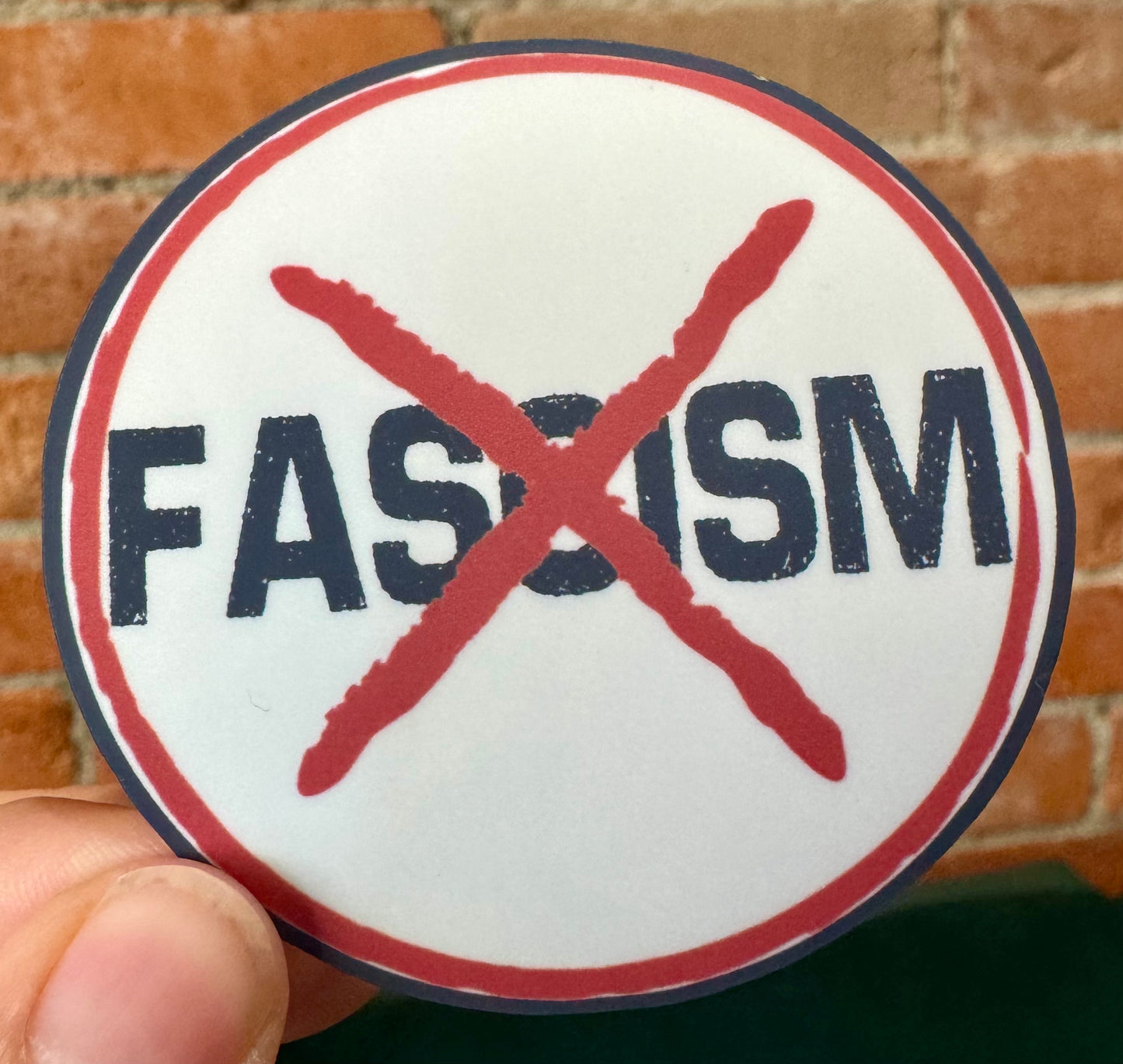 Stop Fascism Sticker