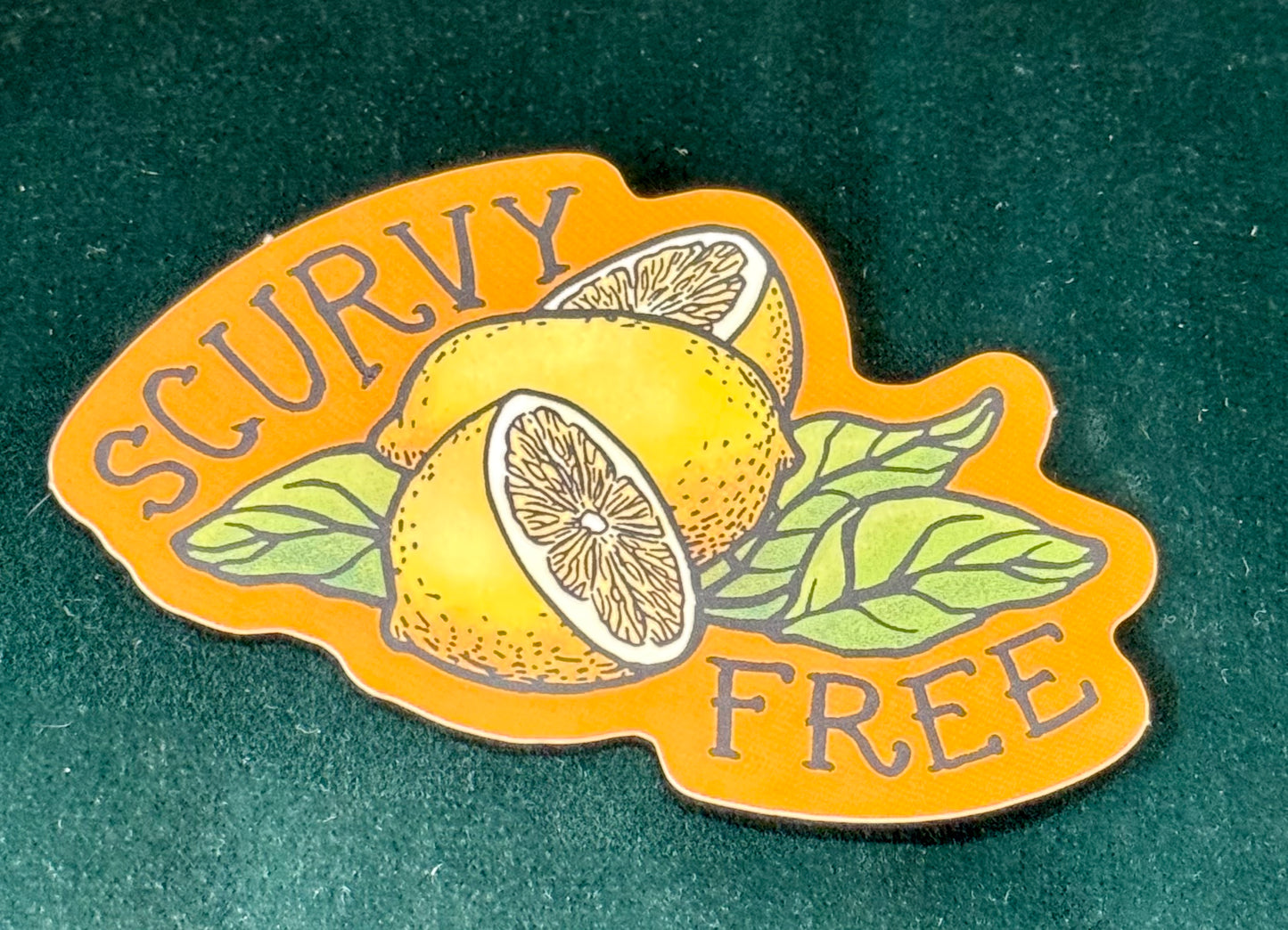 Olympia- Lucy Bellwood: Scurvy Free Sticker