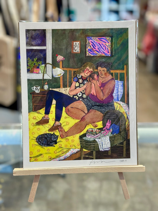 Olympia- Phoebe Wahl: First Night At Home Art Print