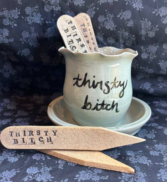 Nitra Olsen Ceramics- Thirsty Bitch