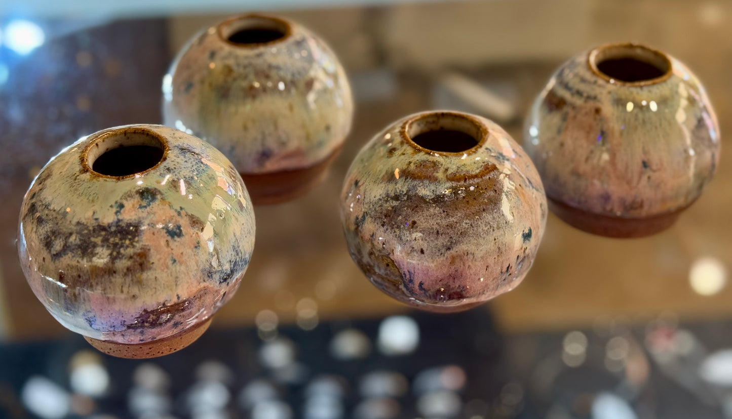 Spunky Sloth Ceramics- Candle Holders