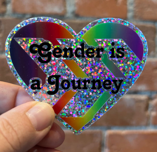 Scattered Mind Gender is a Journey Sticker