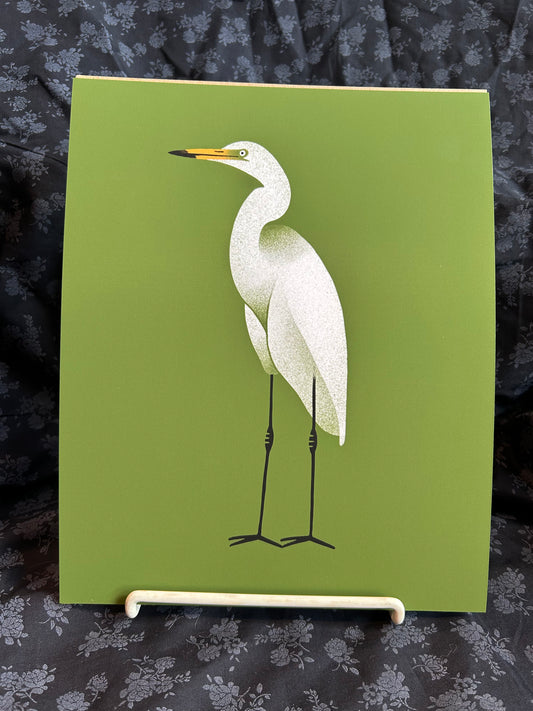 Jesse Taylor Creative- Egret 8x10"
