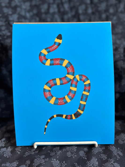 Jesse Taylor Creative- Coral Snake 8x10"
