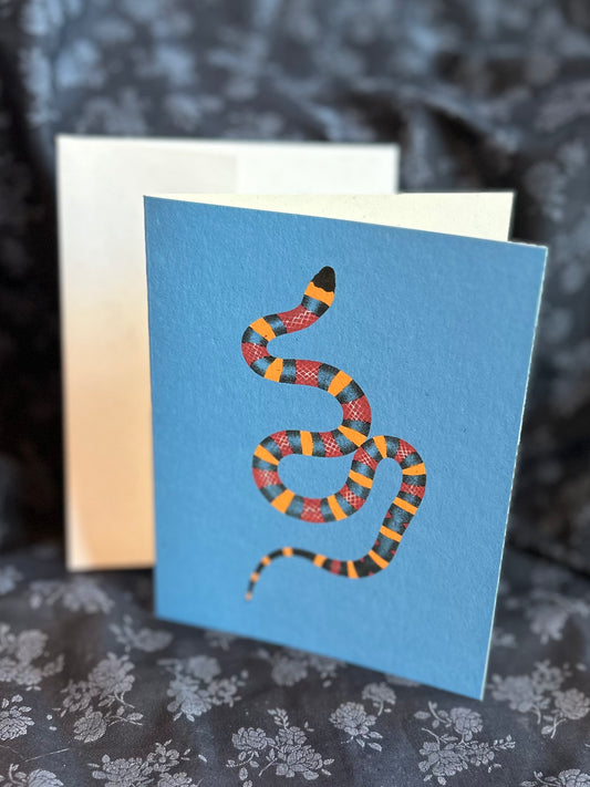 Jesse Taylor Creative- Coral Snake Card