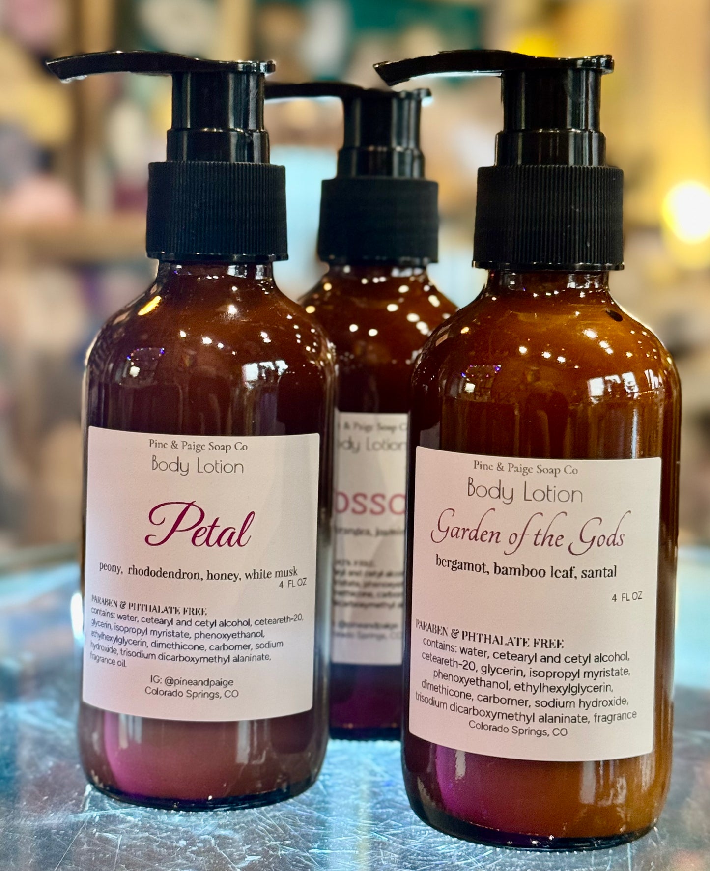 Pine & Paige Soaps: Lotion