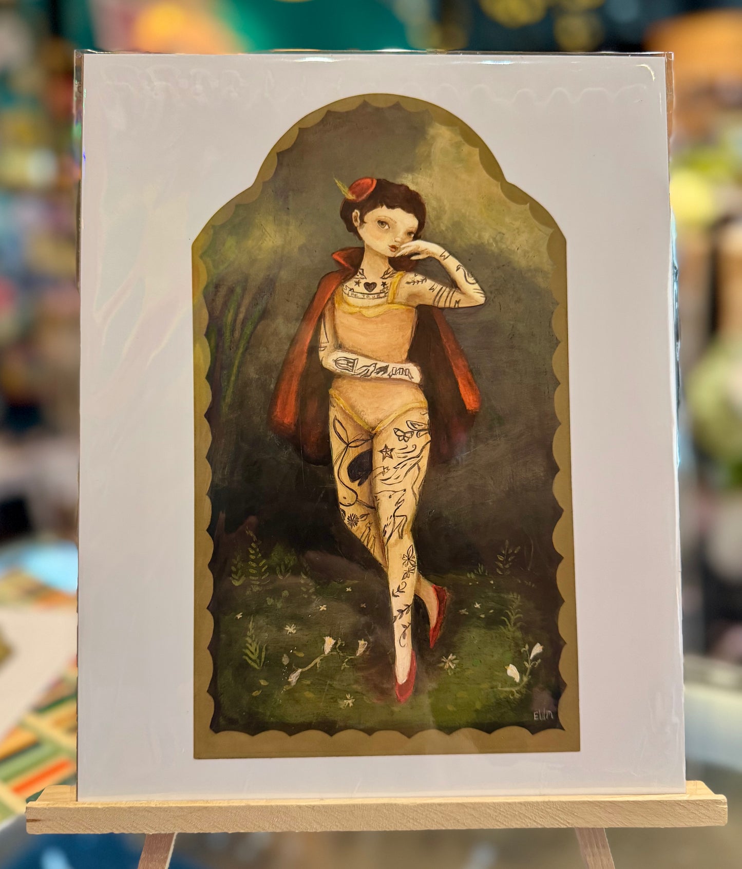 Olympia- Emily Winfield Martin: The Tattooed Lady Art Print