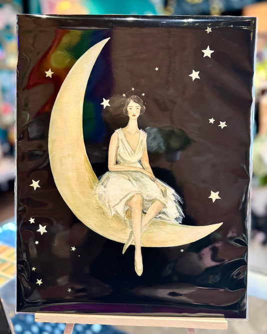 Olympia- Emily Winfield Martin: Imaginaries Moon Lady Art Print