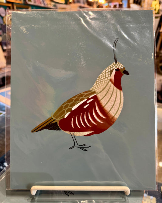 Jesse Taylor Creative- Quail Print 8x10"