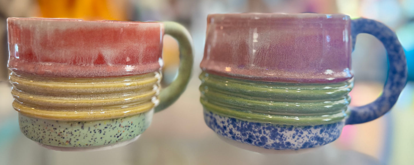 Spunky Sloth Ceramics- Porcelain Mugs